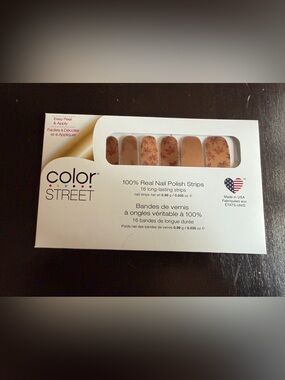 Color Street Caramel Maple Nail Polish Strips